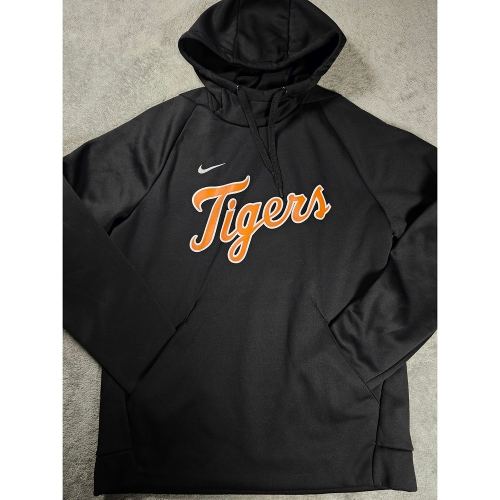 Nike Dri-FIT Tigers Hoodie Black Pullover Sweatshirt Athletic Sportswear unisex‎